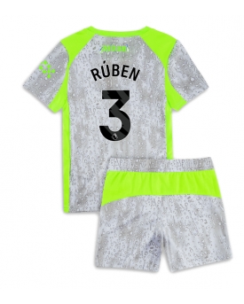 Billige Fotballdrakt Manchester City Ruben Dias #3 Replika Tredjedraktsett Barn 2025-26 Kortermet (med bukser)
